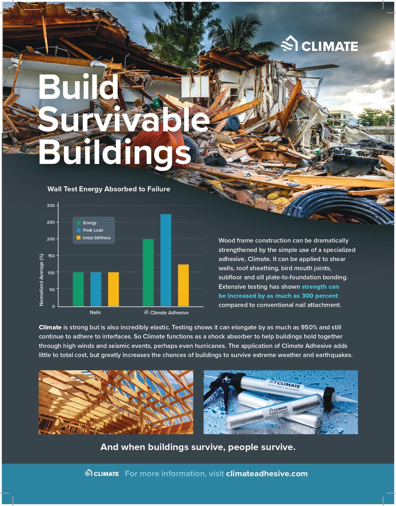 Climate Adhesive Sticks Up for Building Safety