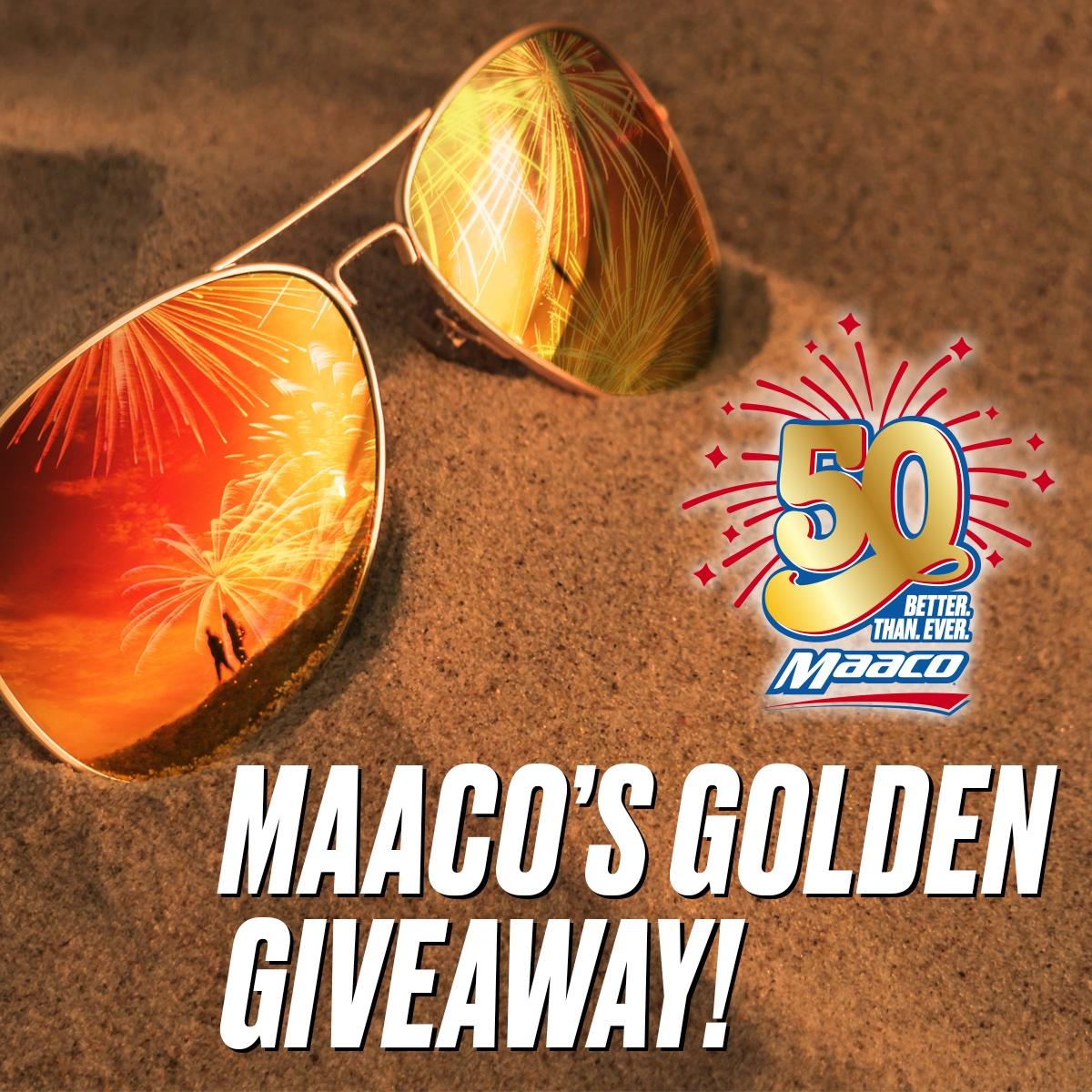 Maaco Celebrates Golden Anniversary with Ray Ban Giveaway