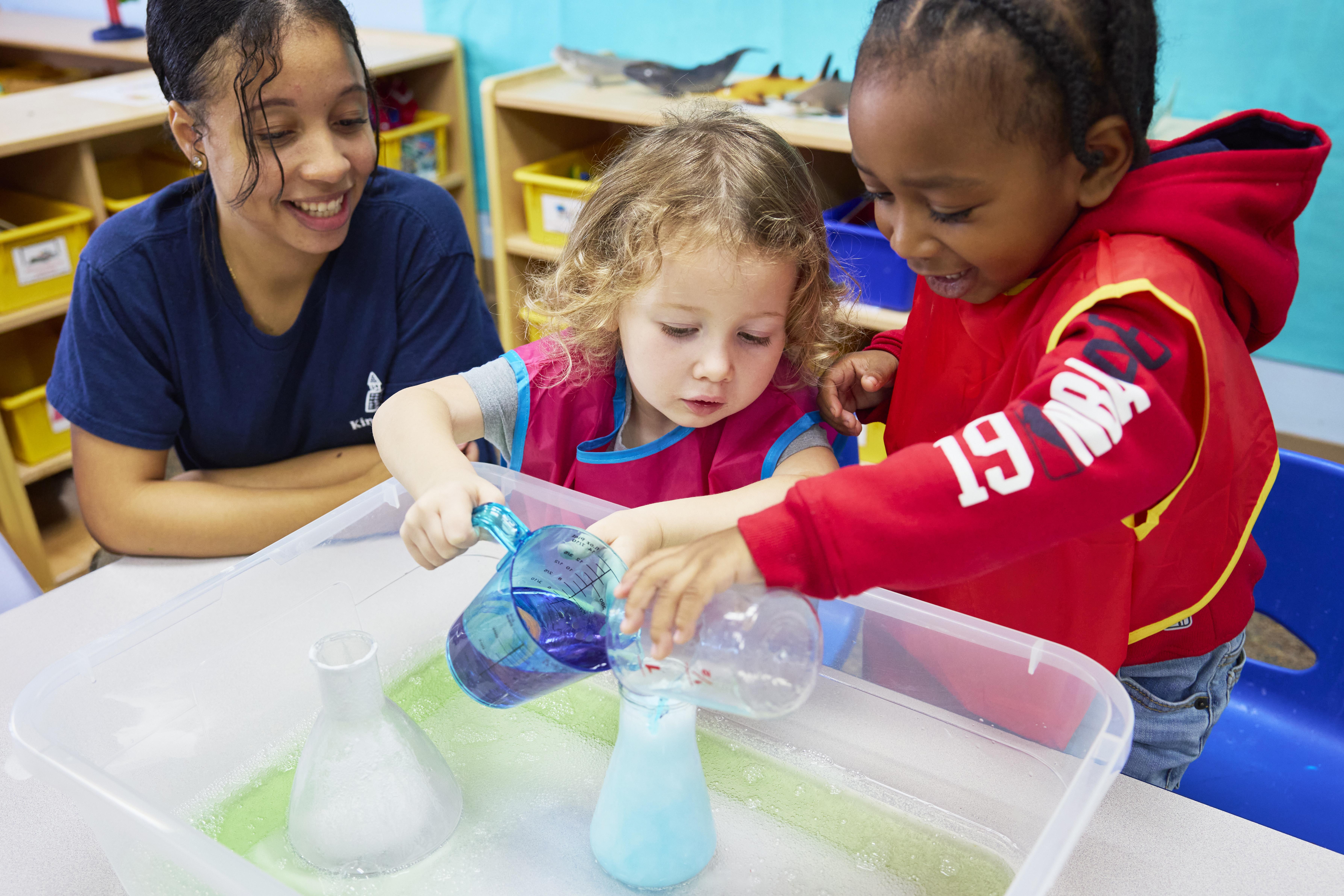 Parents don’t have to drive all over town to find enrichment classes that lead to academic readiness for young children 