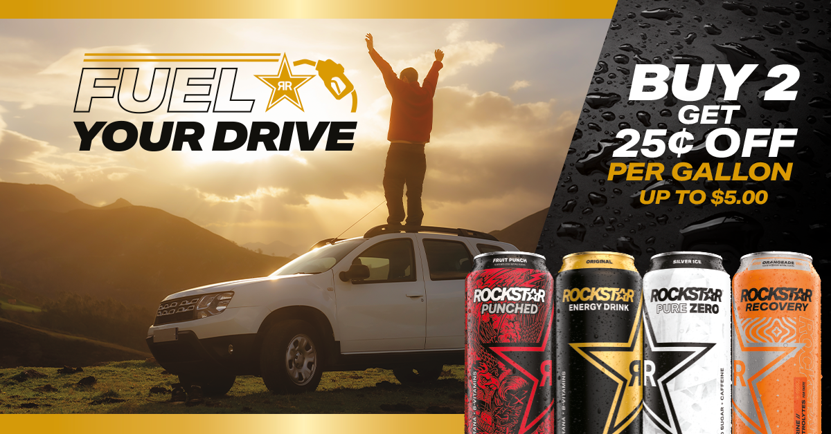 ROCKSTAR ENERGY DRINK IS GIVING AWAY $50,000 TO FUEL MEMORIAL DAY TRAVELS