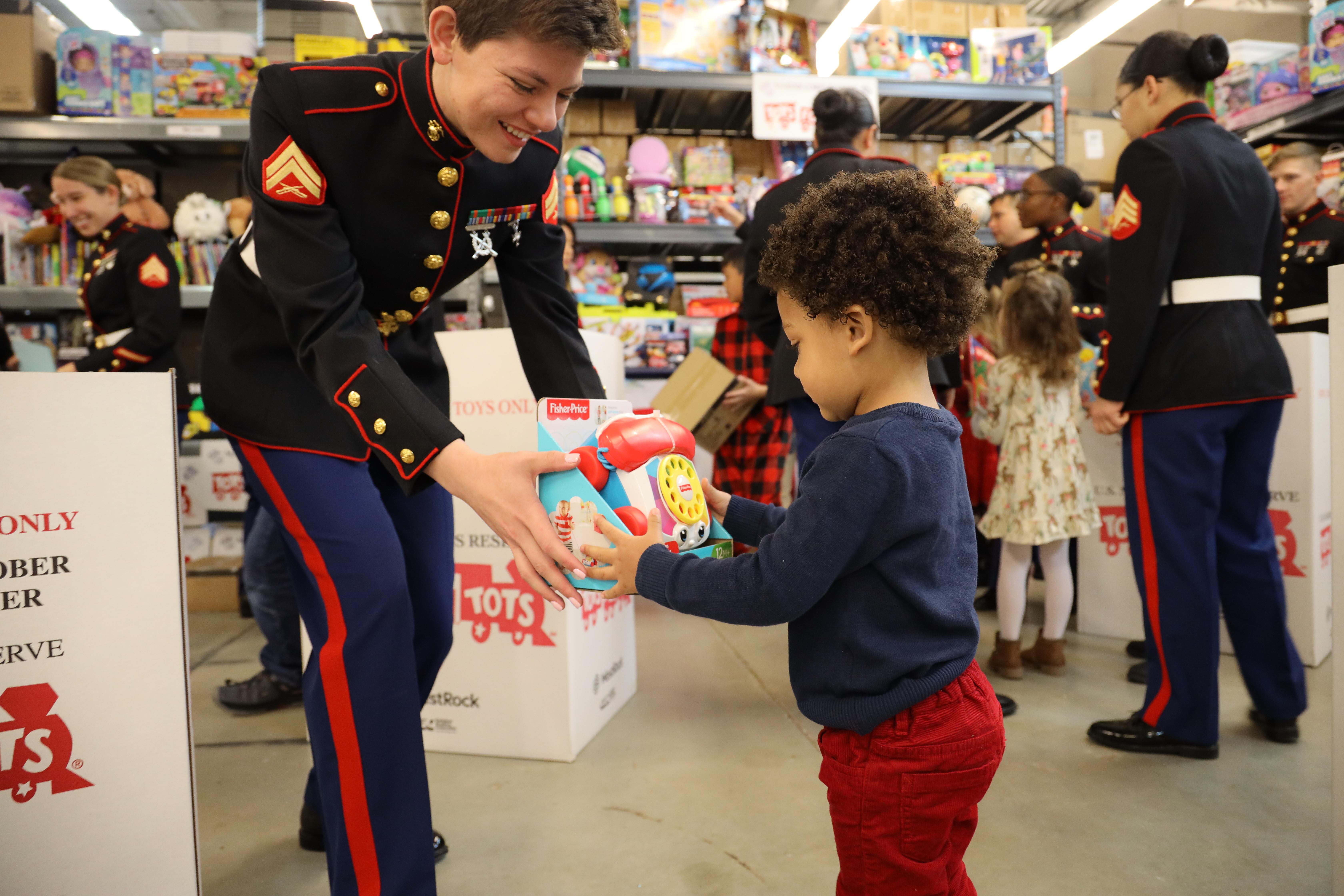 Donate to Toys for Tots on Giving TOYSday