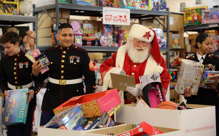 With Marine Toys for Tots, Anyone Can Be Santa