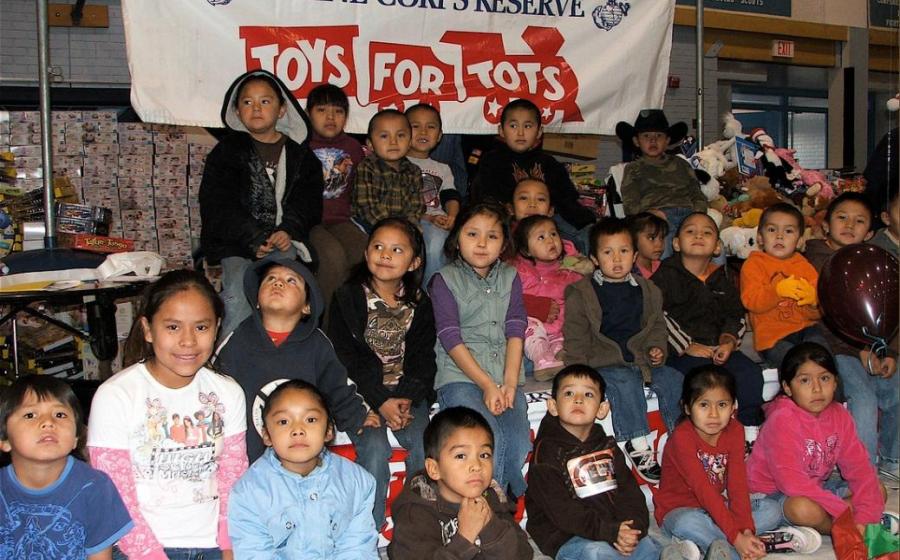 Help Marine Toys for Tots Bring Joy to Native American Children