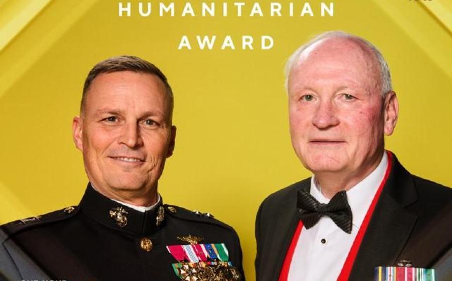 Marine Toys for Tots is Honored with Humanitarian Award