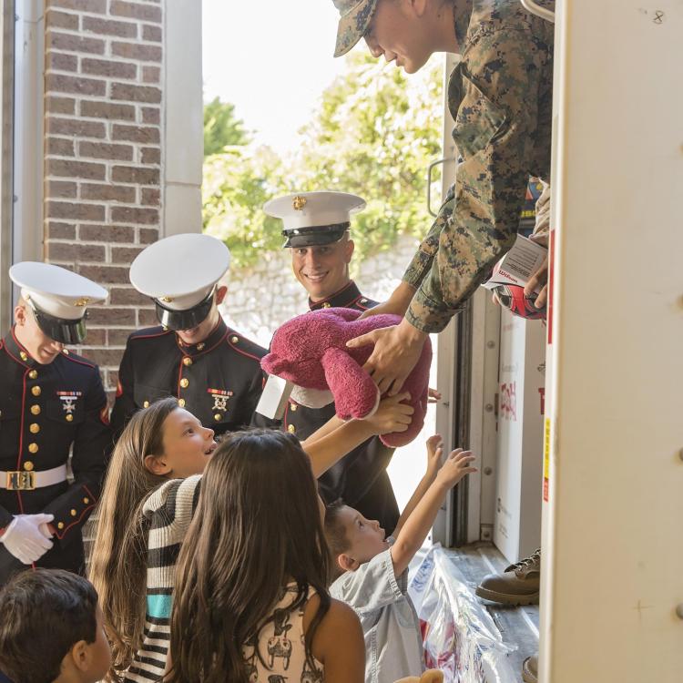 Marine Toys for Tots Provided Year-Round Joy to Children in Need